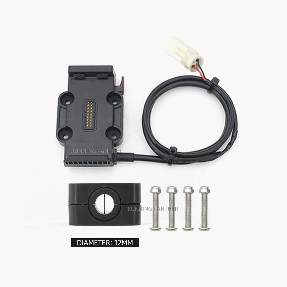 Navigation Bracket For BMW R1200RT R1250RT Adventure R 1200 1250 RT Motorcycle USB Mobile Phone GPS Wireless Charging Support