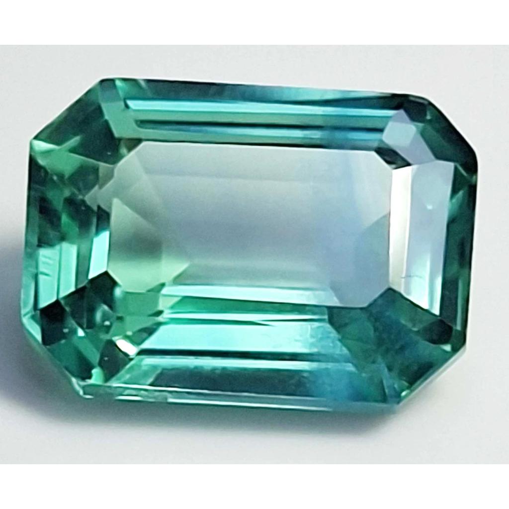 Tourmaline Paraiba Natural 9-11 Ct Emerald Cut Stunning Certified Gemstone