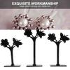 2 Sets Assembly Acrylic Earrings Jewelry Display Stand Organizer Storage Rack