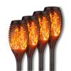 4 X LED Solar Garden Torch Stake Flame Effect Fire