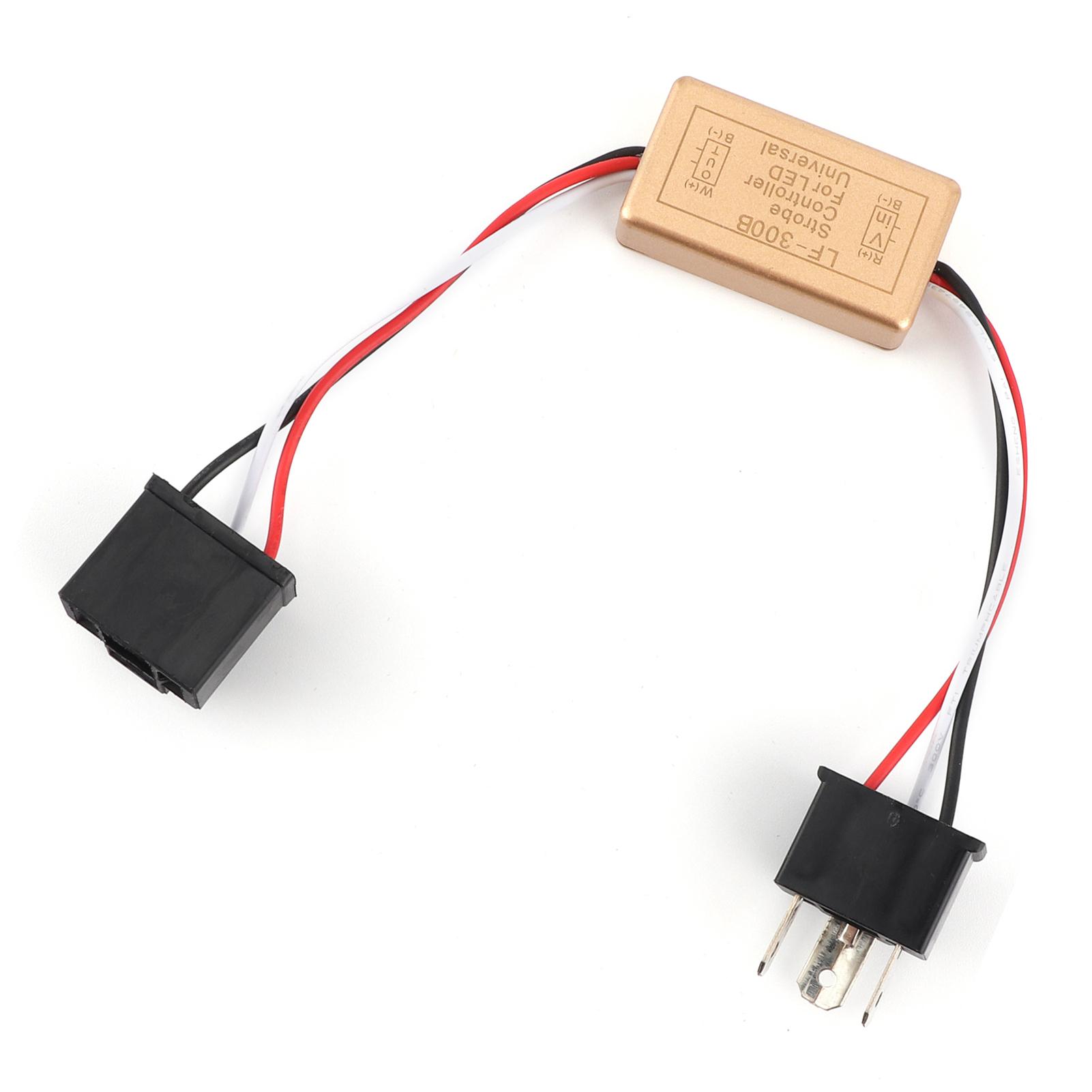 

LF300B Strobe Flash Module H4 Socket Burst Flash Mode for LED Headlight Foglight