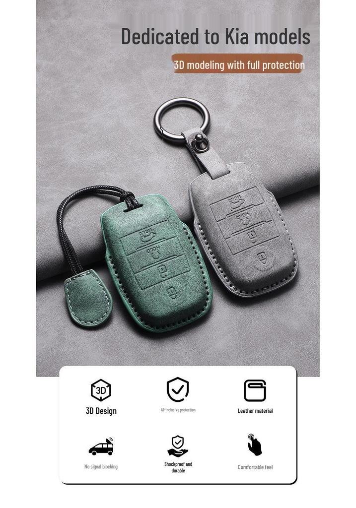Kia Key Cover for K5 K3 K4 Sportage KX3 Sorento Niro KX57 with Keychain