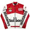 Závodní motocyklová bunda Kožený motorkářský kabát Vintage styl Unisex jezdecké oblečení Muži Ženy
