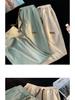2024 Summer Unisex Ice Silk Wide-Leg Pants - Loose, Trendy Korean Style