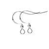 50pcs 925 Sterling Silver Plated Earring Hooks Anti Allergy Earrings Clasps Hook For Diy Jewelry Accessories Making Supplies