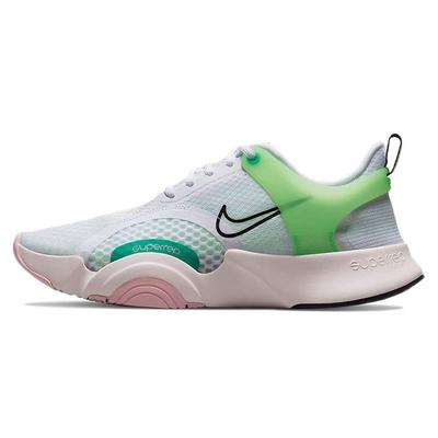 Wmns SuperRep Go 2 Bianco Verde Colpo Rosa Chiaro Nero CZ0612-136