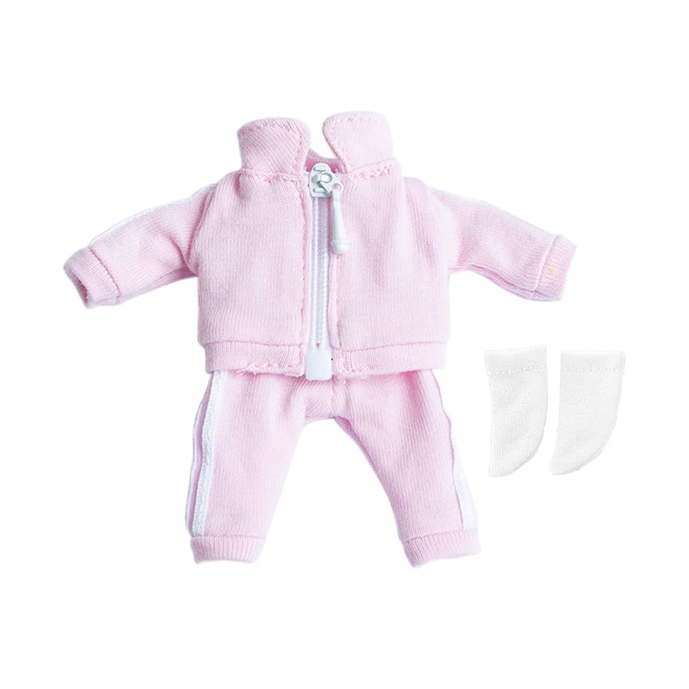 

Obitsu 11 OB11 Size Costume for Obitsu Doll 11cm Body, School Jersey 3-Piece Set (Jumper, Pants, Socks) New Color (Pink)