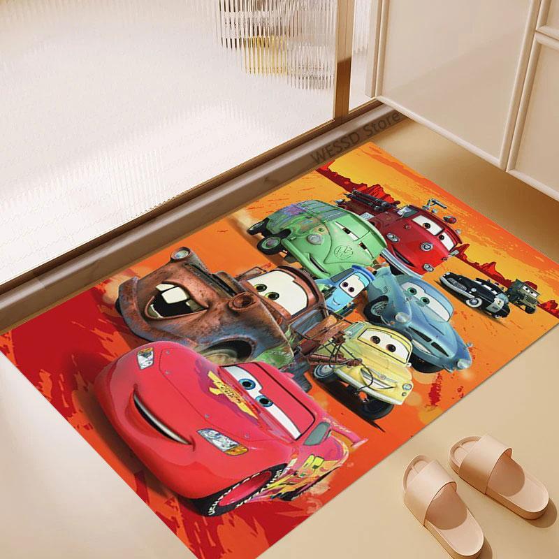 

Cars All-Star Lineup Print Rug, Suitable for Bedroom and Children s Room Home Decor Non-Slip Mat Sofa Play Mat 60x90cm