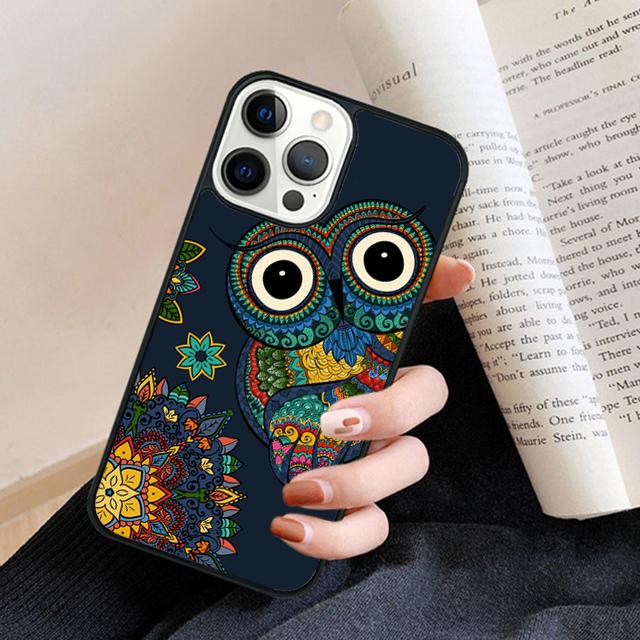 Bird Owl Nature Predator Phone Case Back Cover for iPhone 17 Air 16 15 14 13 11 12 Pro Max Plus Fundas Coque