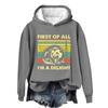 Women's Print Plush Warm Coat Sweater Casual Coat Pocket Sweater Winter Coat