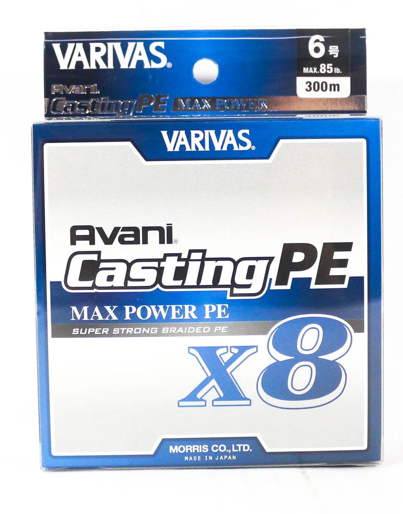 Varivas Řada PE Nový Avani Max Power Casting X8 300m PE 6 85lb (8616)