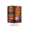 12 Rolls Caution Washi Tapes Set Decorative Paper Masking Tape Removable No Residue Stop / Attention / Keep Out Adhesive