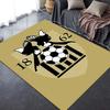 Notts County futbolo klubo kilimas svetainei, miegamajam, namų sofos dekoravimui, vaikų žaidimų neslidus grindų kilimėlis