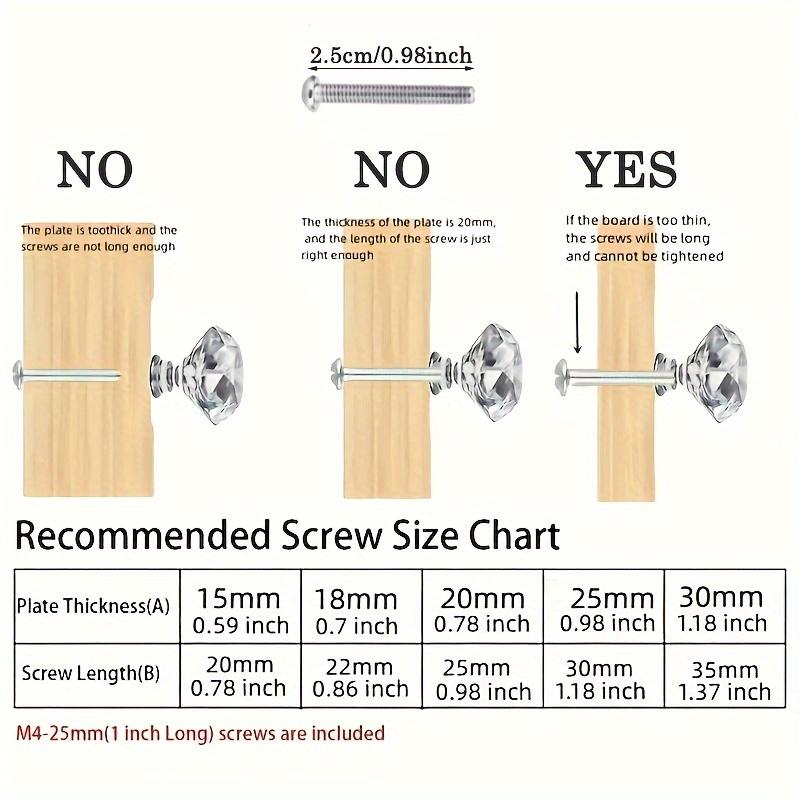 5pcs/10pcs 30MM Crystal Clear Glass Dresser Knobs, Silver Diamond Drawer Knobs, Pulls, Kitchen Cabinet Knobs for Dresser Drawers