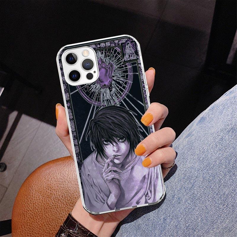 N-Note D-Death L Lawliet Phone Case For iPhone 17 Air 16 Pro Max 16E 15 + 14 Plus 11 12 13 Mini 7 8 SE Gift Print Cover Fundas
