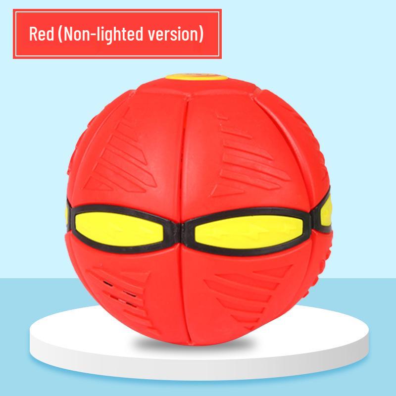 Elastic Magic Flying Saucer: Foot-Powered Transforming Stomp Ball Toy for Kids – Outdoor Sports & Educational Fun