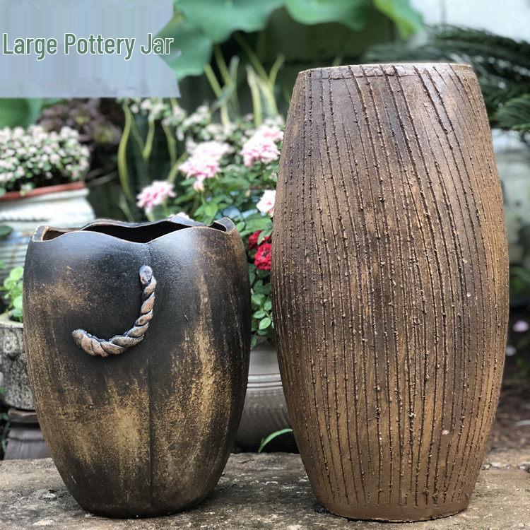 Extra Large Ceramic Succulent & Flower Pot for Trees and Plants