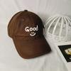Smiley Hat Spring and Summer Casual Cap Thin Breathable Male and Female Couples Sunshade Versatile Baseball Cap Fashion Sunscreen