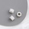 14K Gold-Plated Zircon Spacer Beads for DIY Jewelry