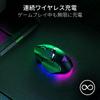 Razer HyperFlux V2 Hard Edition Gaming Mouse Pad with Wireless Charging and Hard Compatible with Basilisk V3 Pro Basilisk V3 Naga V2 and Cobra
