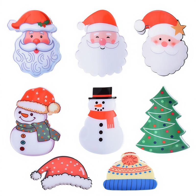 

Santa Claus Snowman Hair Clip - Sweet Christmas Cartoon Claw Clip Gift Little Red Riding Hood