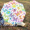 1PC Butterflies Flowers Umbrella-8-Rib Reinforced Portable Folding Travel Suitable for All Seasons Outdoor Daily Use  -J0375