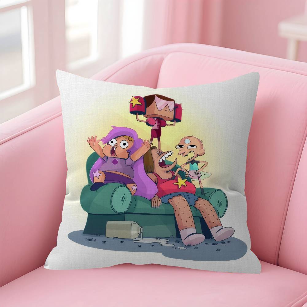 Cartoon CClarence fun Pillow Cushion Cover Pillowcase Living Room Sofa Home Decor Customized