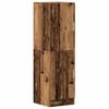 2 Piece Kitchen Cabinet Set Rustic Wood Look Engineered Wood