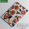 Pedoleco Coasters, Set of 6, with Storage Case, Crafts, Stylish Tea Trays, Dessert Plates, Thick, Waterproof, Decorative, Non-Slip/Insulated, Unpainte