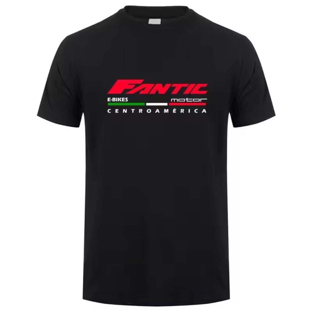 Fantic E- Bike Motor T-SHIRT All Sizes S M L XL XXL 3 4XL Black White XL