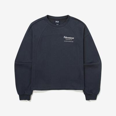 Semi Crop Graphic Sweatshirt