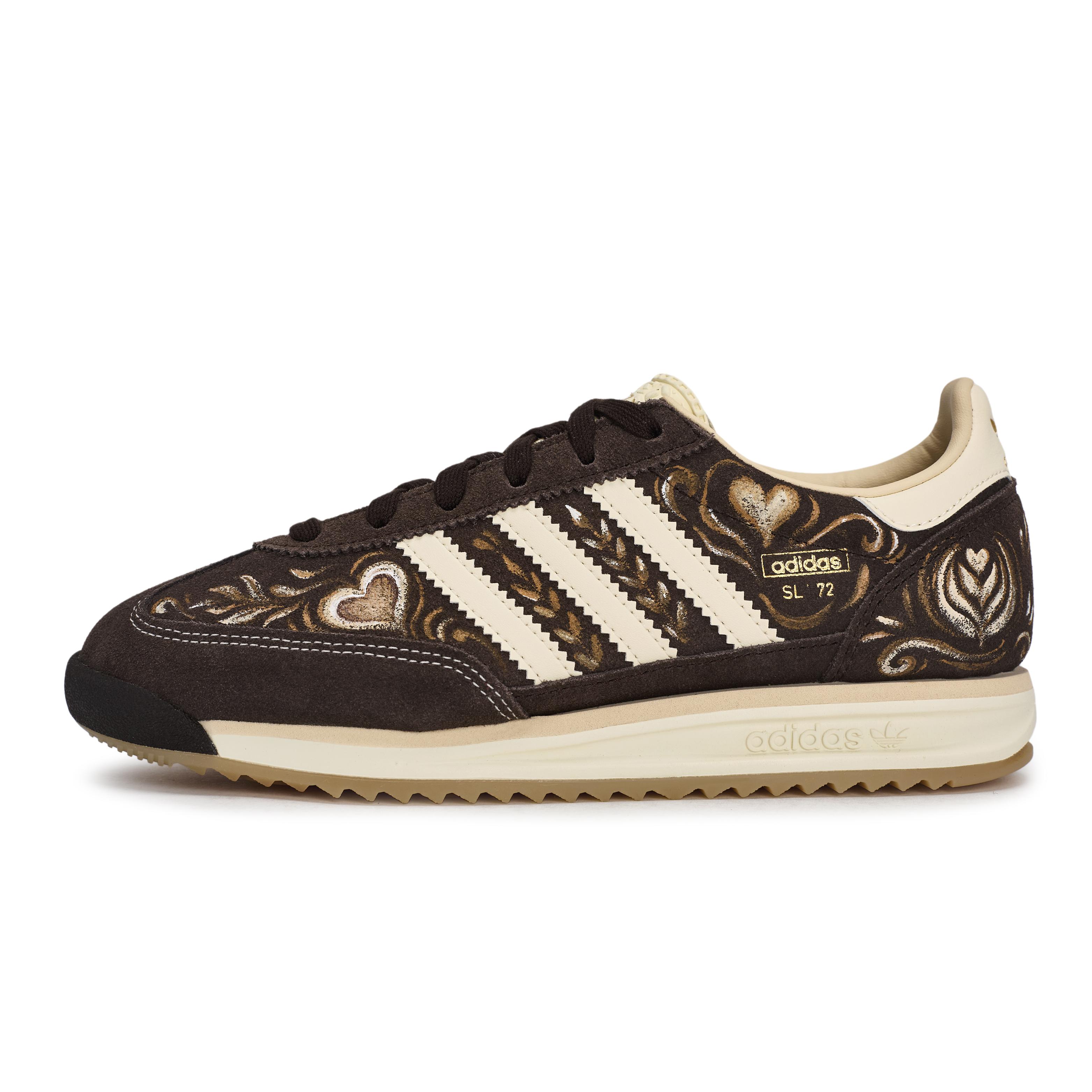 Adidas Originals SL72 RS Low top Running Shoes Unisex Beige Coffee KK3642(Team80-) 42