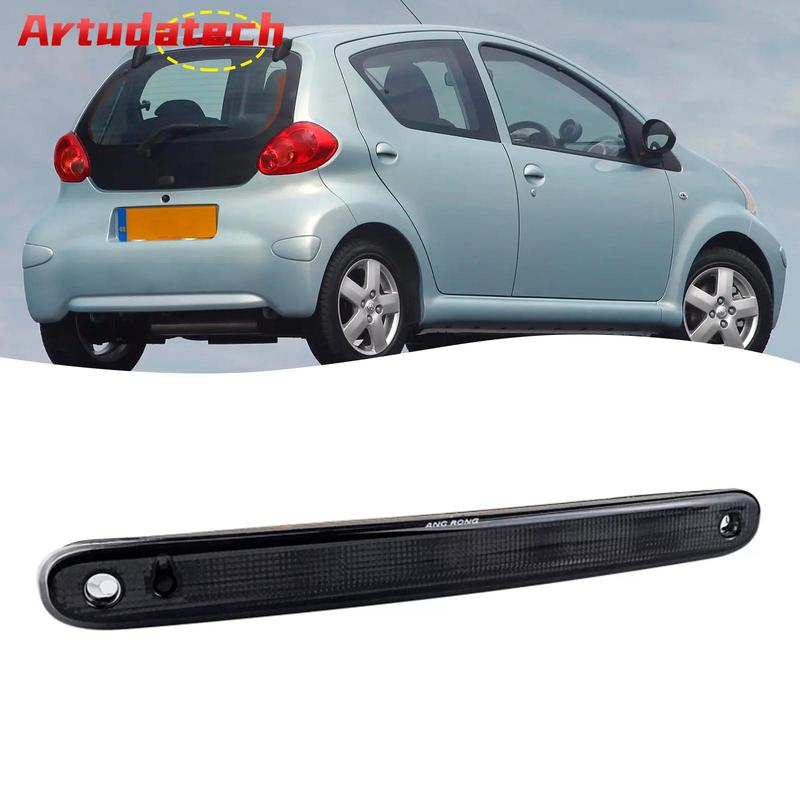 Artudatech Rear High Level Black Third Stop Brake Light For Citroen C1 For Peugeot 107 Car Accessories