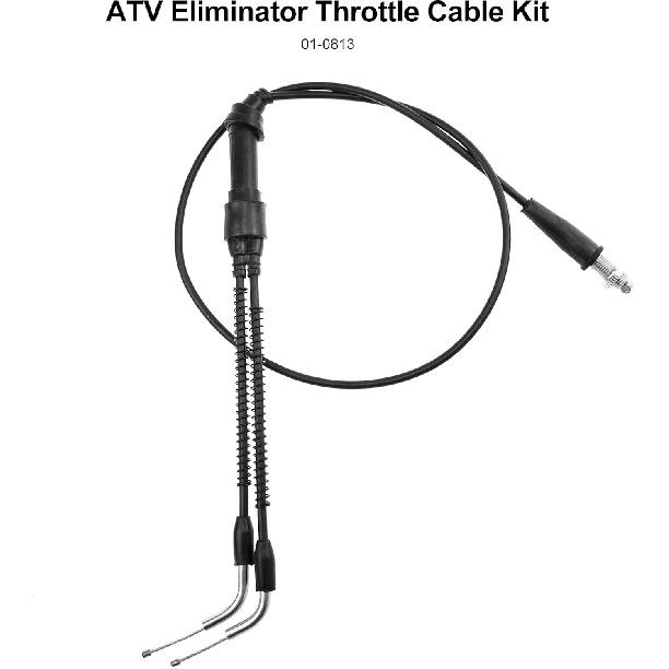 ATV Throttle Cable, Motion Pro TORS Eliminator Replacement Throttle Cable for 1987-2006 Yamaha Banshee 350 YZ350, 01-0813