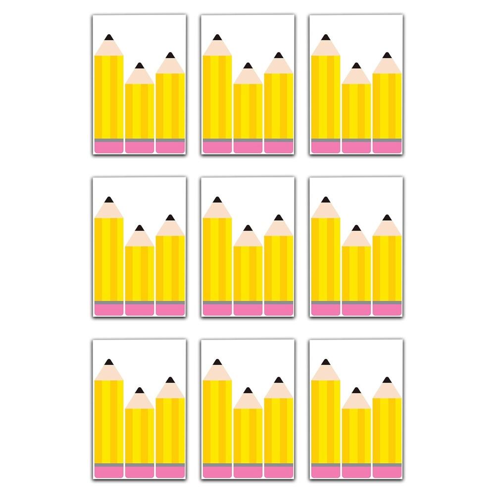 

9Pcs Self-adhesive Color Pencil Stickers Window Decoration Sticker Wall/Window Decoration B