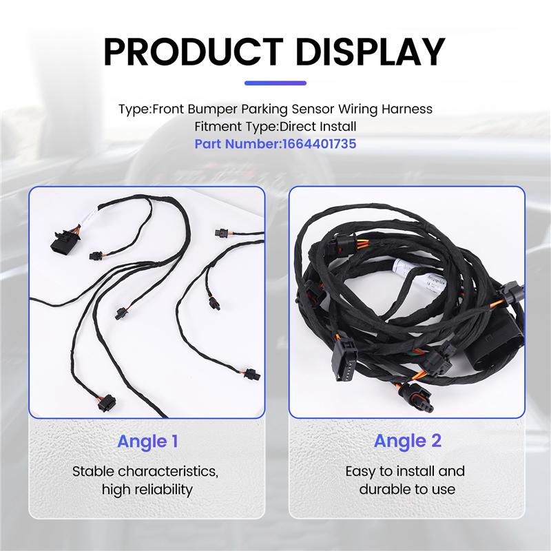 Precision 1664401735 Front Bumper Parking Sensor Wiring Harness PDC Wiring Harness PDC Cable For Mercedes Benz GL GLS CLASS