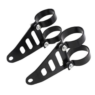 Suporte de Montagem para Farol de Motocicleta 41-43mm Orelha de Garfo Suporte de Farol Chopper Grampo Para Harley Bobber Racer Yamaha Kawasaki Honda