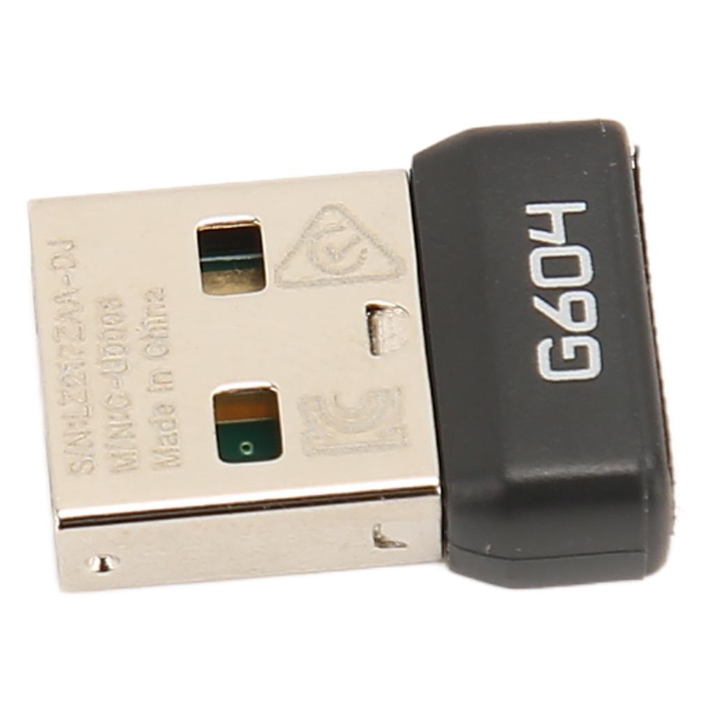 USB Receiver 2.4GHz Wireless Stable Signal Portable Durable ABS Mouse Adapter for Logitech G604 Wireless Mouse