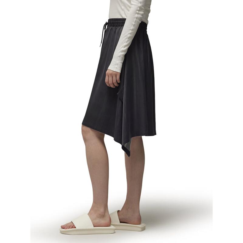 Y-3 3S Asymmetrical Hem Casual Skirt Women Skirts Black 50-IV5659