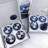 4ks Mini plovoucí středové krytky kol s logem 68mm Magnetické levitační krytky nábojů Náhradní příslušenství pro auto 1/3/5/7 X1 X3 X5 X6