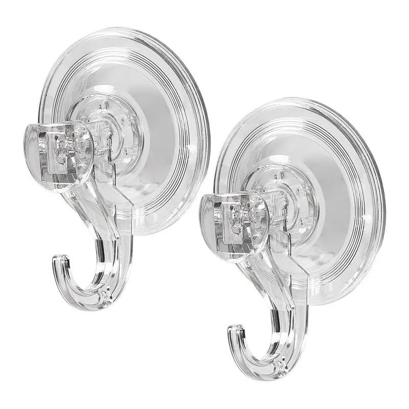 5/10pcs Suction Cup Hooks Clear Reusable Heavy Duty Vacuum Suction Cup Hooks Glass Kitchen Bathroom Hooks for Towel