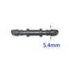 50pcs 1/4'' 1/8'' 6mm Garden Water Connector Elbow End Plug Straight Barb For Garden Hose Irrigation System