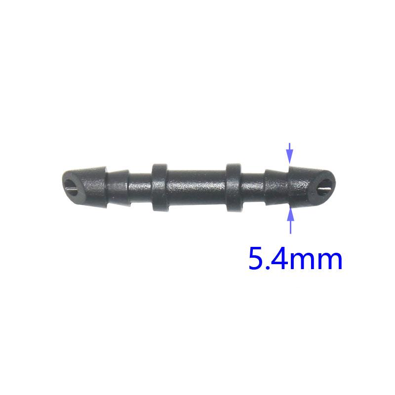 50pcs 1/4'' 1/8'' 6mm Garden Water Connector Elbow End Plug Straight Barb For Garden Hose Irrigation System