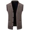 Cozy Up Men's Sweater Vest V Neck Casual Sleeveless Knitted Button Cardigan Vest Classic Knitted Vest with Buttons