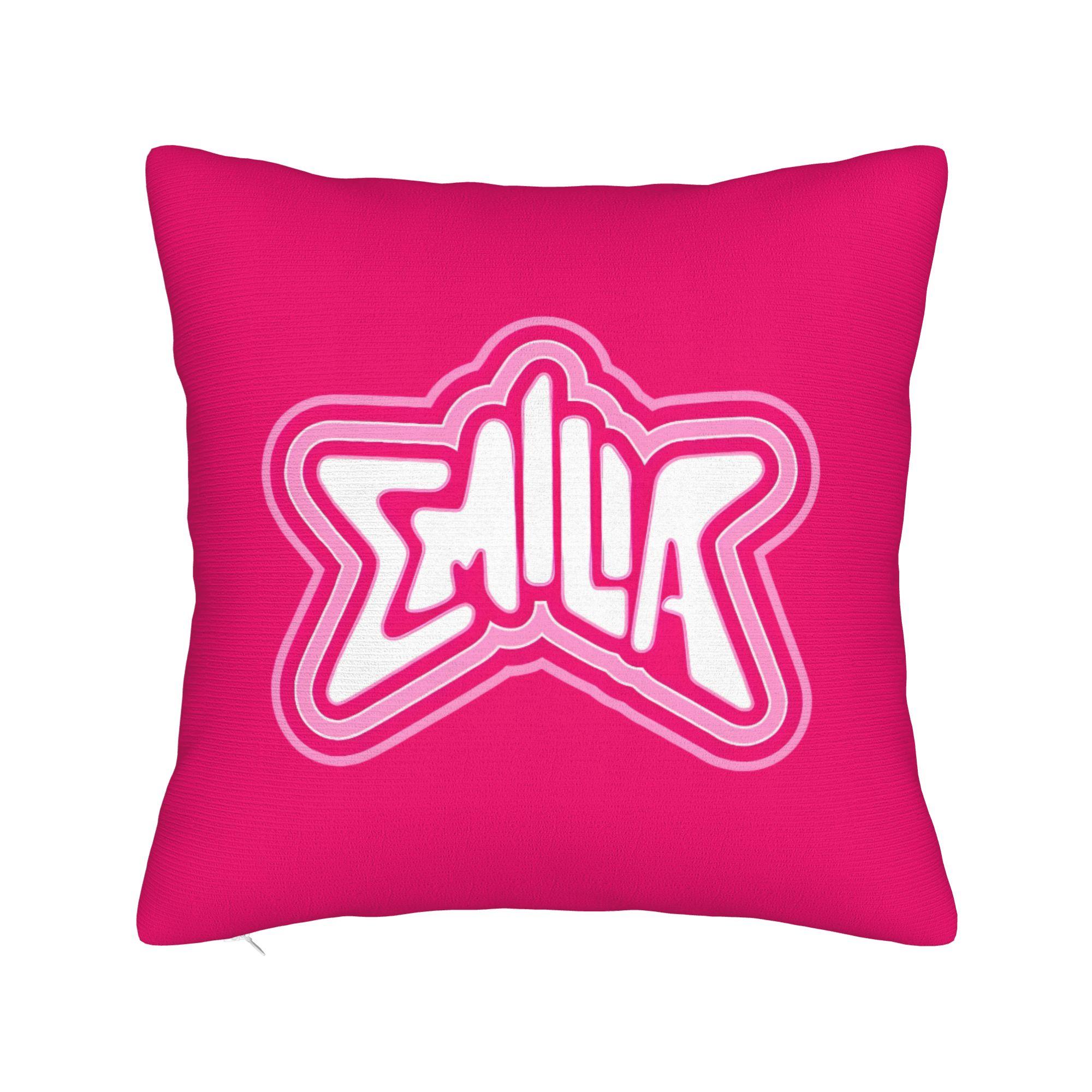 

Emilia mp3 Square Pillow Cases Music Cushion Cover Novelty Zippered Decorative Throw Pillow Case Cover for Home 18 30x30cm 12x12in
