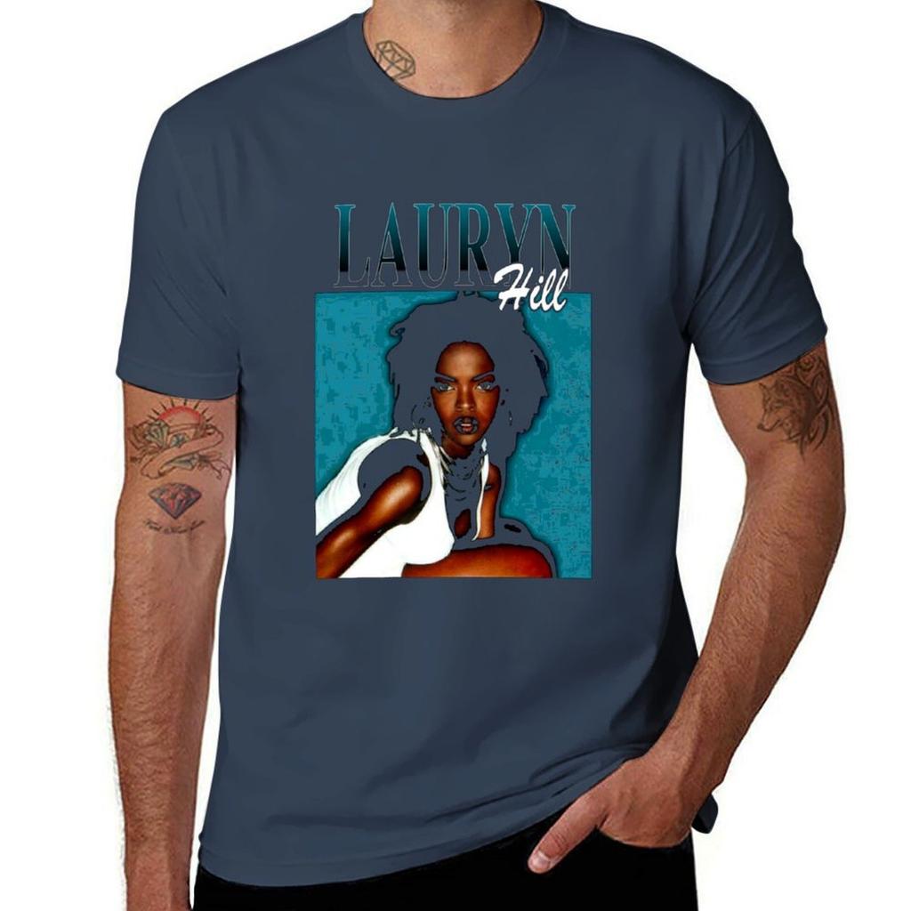 Lauryn Hill Fugees 1990-tal Rb Soul Vintageinspirerad Design T-shirt Solskydd Utomhuströja