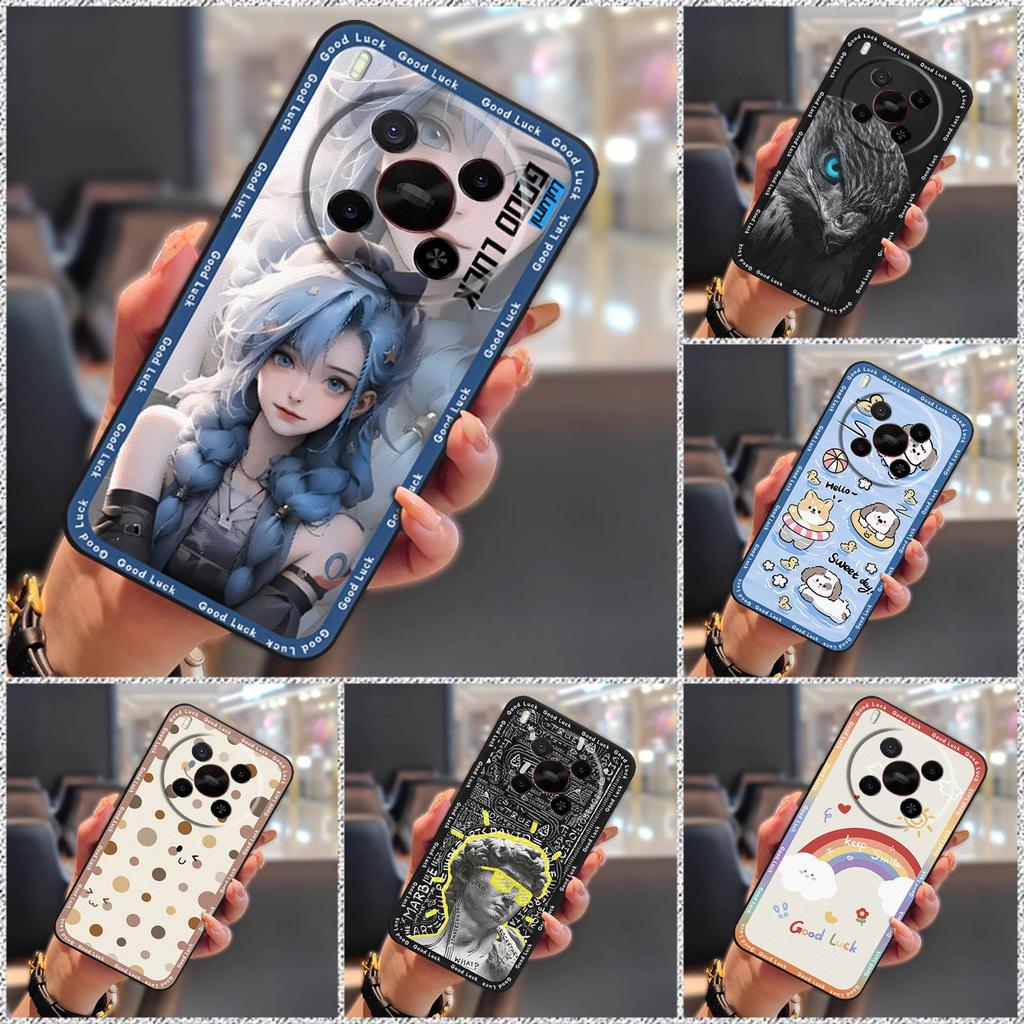 Dirt-resistant Waterproof Phone Case For ZTE Blade V70 Max/Nubia V70 Max Full Wrap Anti-knock Cartoon Anti-dust Silicone