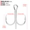 Proberos Treble Hook Fishing Hook Treble Hook 1#-2#-4#-6#-8#-10#-12# High-Carbon Steel High Strength Three Hook
