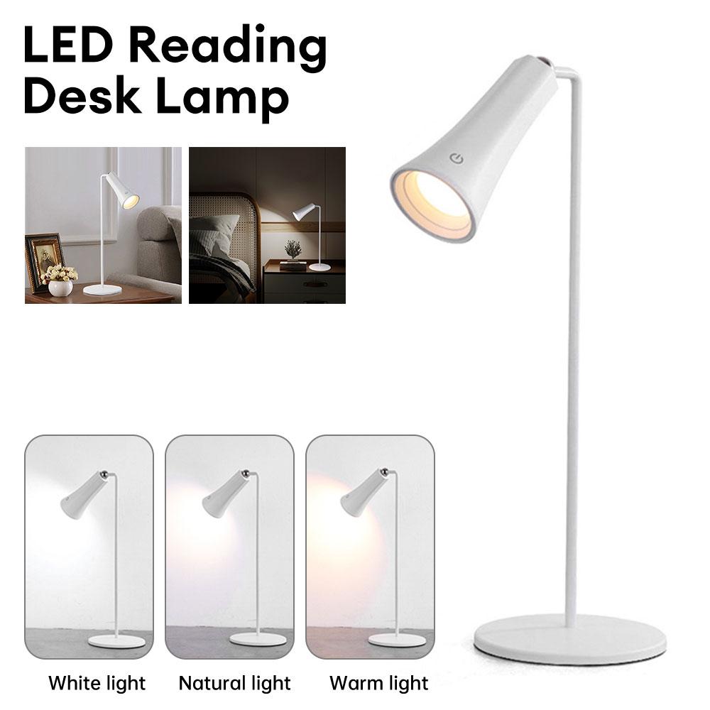 LED Tisch-Schreibtischlampe Augenschutz USB Wiederaufladbar Verstellung Lernleuchten Schlafzimmer Nachttischdeko Nachtlicht Sonnenuntergang Schreibtischlampe