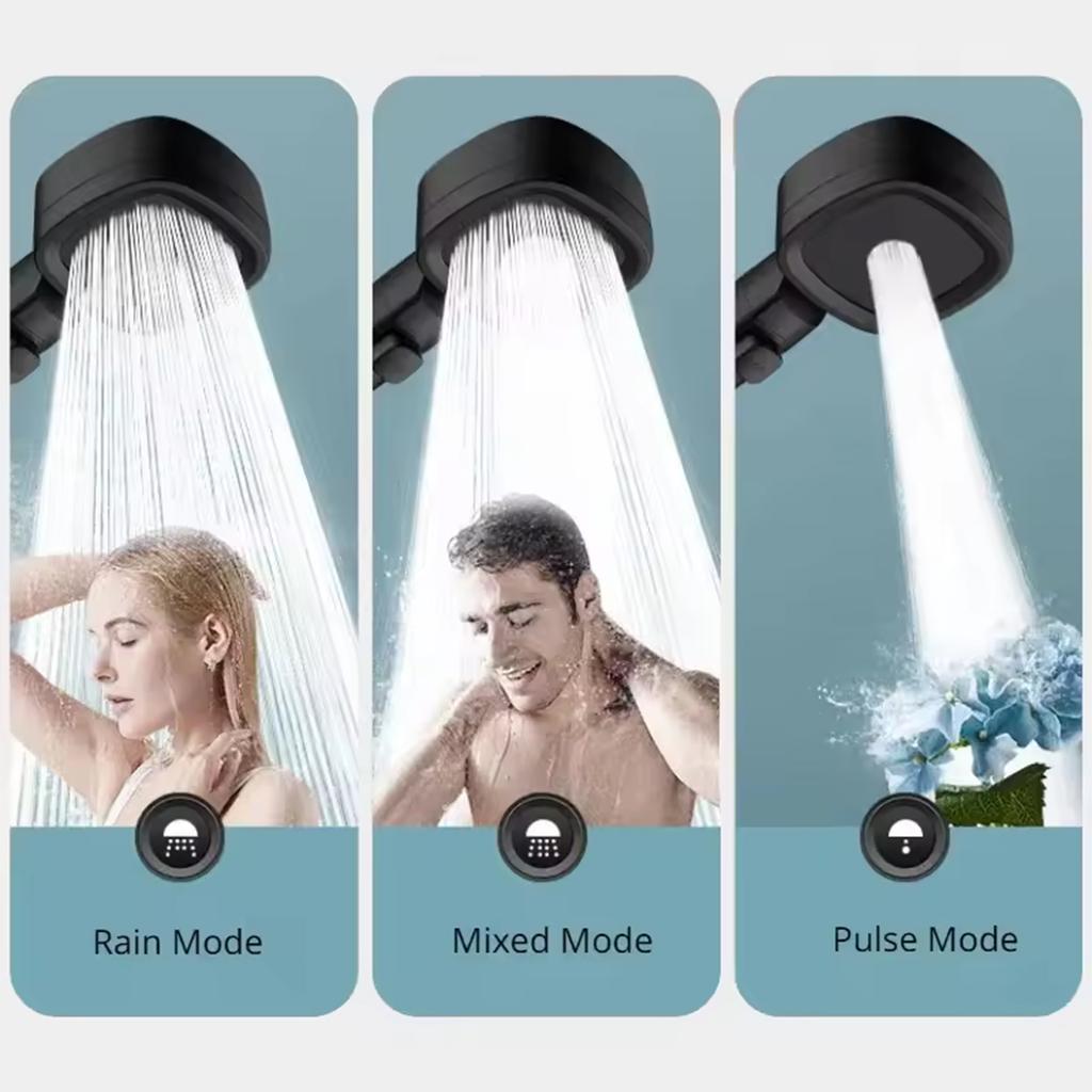 High Pressure Shower Head Water Shower Head Shower Shower Adjustable One Button Water Massage Spray Bathroom Accessories